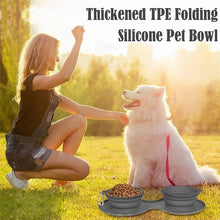 Load image into Gallery viewer, Foldable Double Feeding Bowl For Pets
